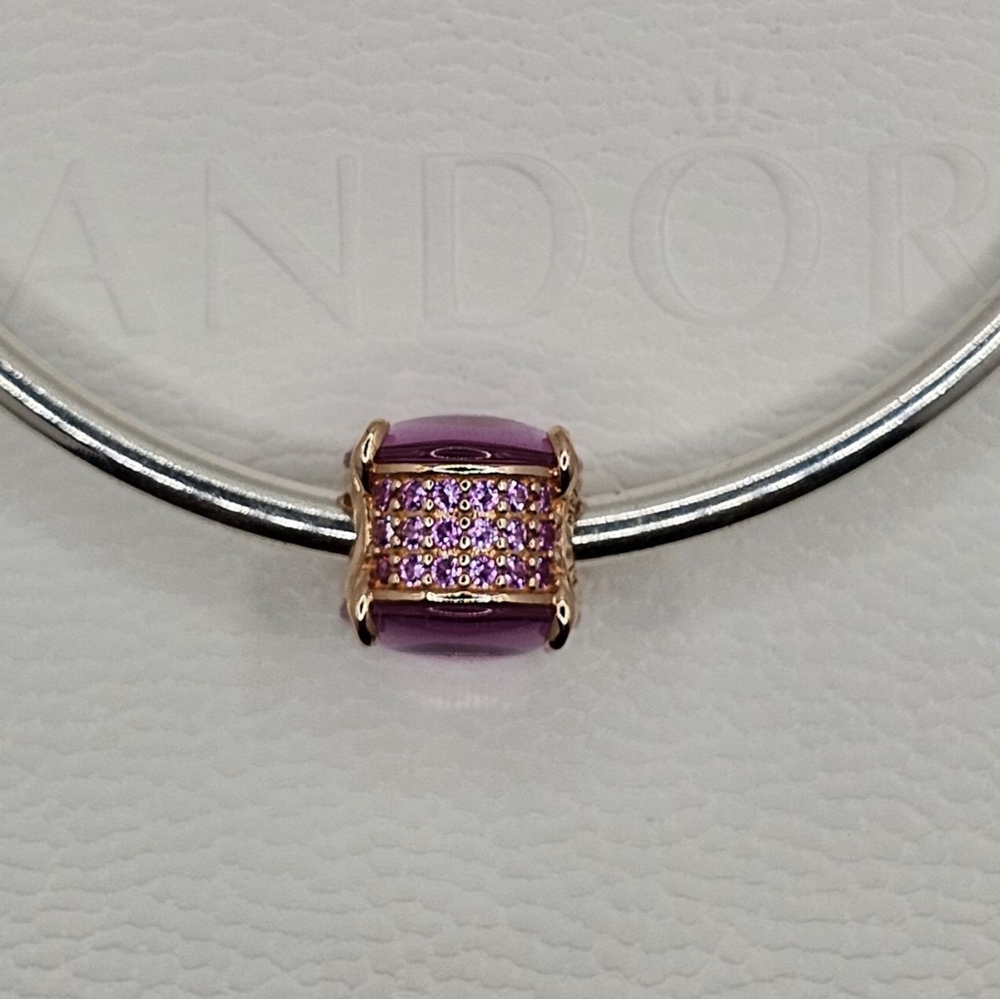 🎁Authentic Pandora ROSE CABOCHON CHARM - Picture 9 of 9